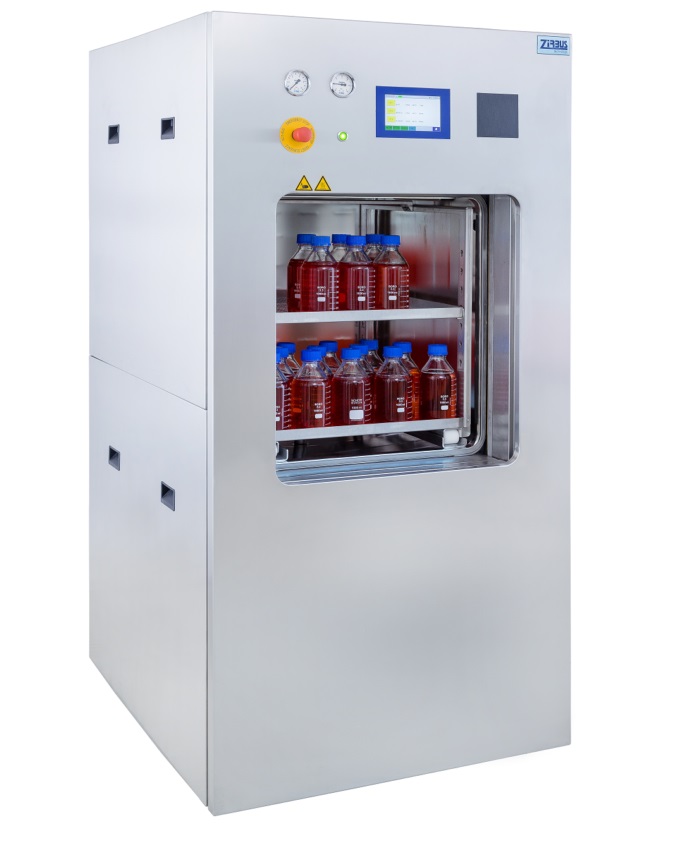 Floor standing autoclaves for laboratory and production